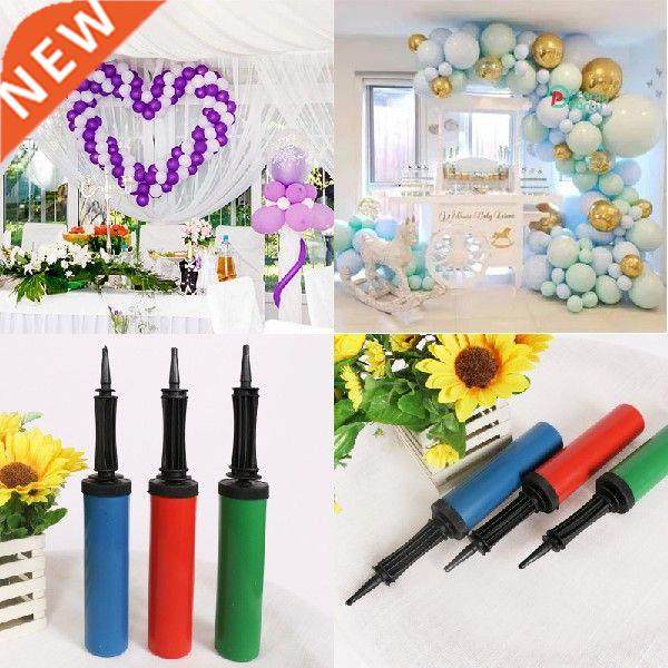 Large 28cm Balloon Pump Portable Double Action Hand Held
