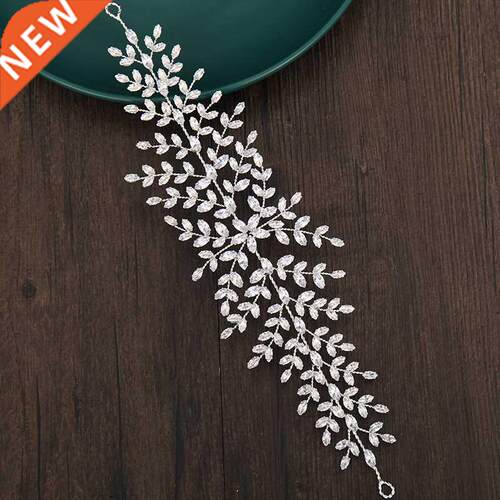 Fashion Crystal Luxury Silver Color Headband Wedding Hair Ac