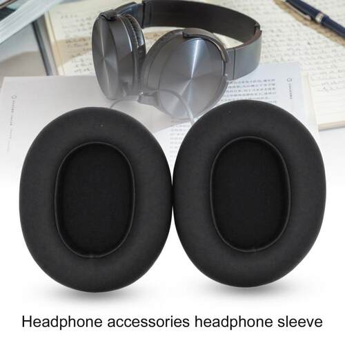 1 Pair Headphone Earpads Durable Lightweight Faux Leather Re