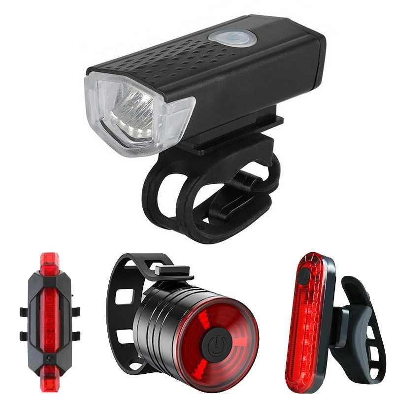 Bike Lights Bicycle LED USB Rechargeable Light Waterproof MT图片
