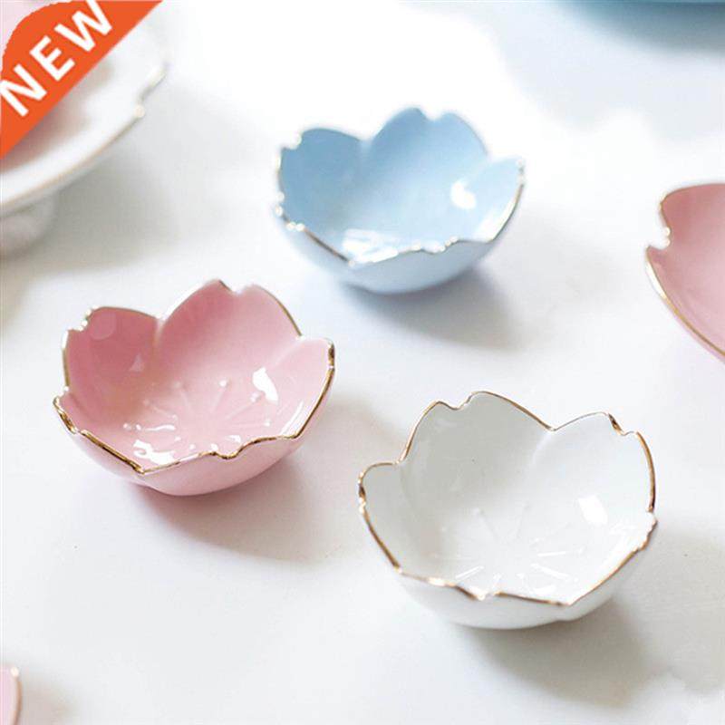 1pc ceramics seasoning small dish round polygon square japan