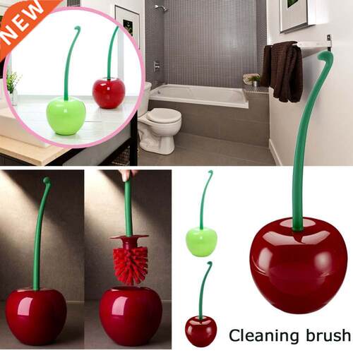 Creative Lovely Cherry Shaped Toilet Brush Lavatory