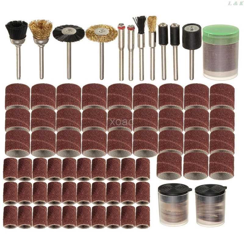 150Pcs Rotary Power Tool Fits for Dremel 1/8 Shank Sanding