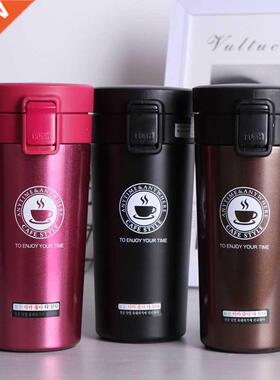 380ml Double Stainless Steel 304 Coffee Mug Leak-Proof Therm