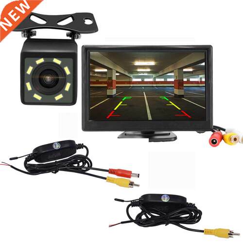 Wireless Car Rear View Camera Wiring Kit 2.4GHz DC 12V Vehic