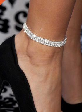 2021 New Fashion Silver Color Stretchy 1/2/3/4/5 Rows Bracel