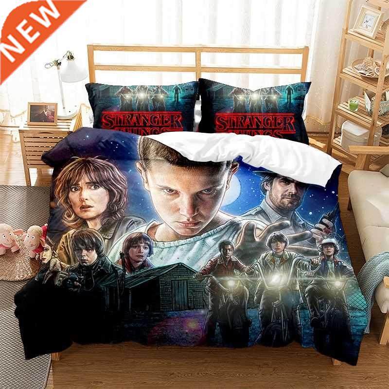 indecor stranger things 3d printed duvet cover pillowcase be