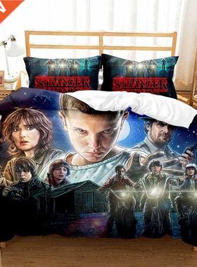 Indecor Stranger Things 3D Printed Duvet Cover Pillowcase Be