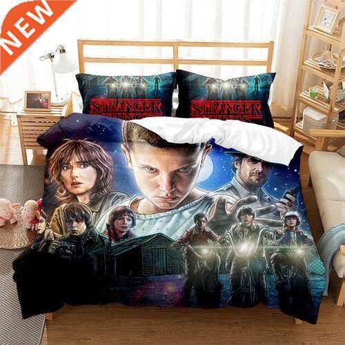 Indecor Stranger Things 3D Printed Duvet Cover Pillowcase Be
