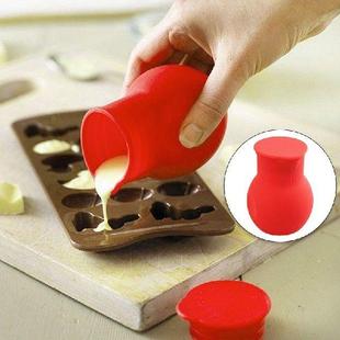1PC Silicone Chocolate Melting Pot utter Heat Milk Pourer