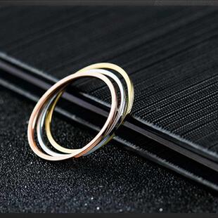 2020 Fashion Simple Design Vintage Gold Silver Color Rings