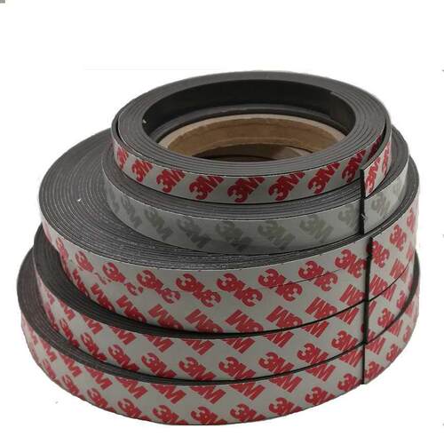 1Meter/LOT Rubber Magnet 10*1 15*1 20*1 30*1 mm Self Adhesiv