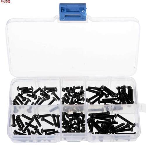 120pcs M3CH2 M3 4mm 6mm 8mm 12mm 16mm 20mm Black Carbon Ste