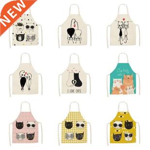 1Pcs Kitchen Apron Funny Printed Cotton Linen