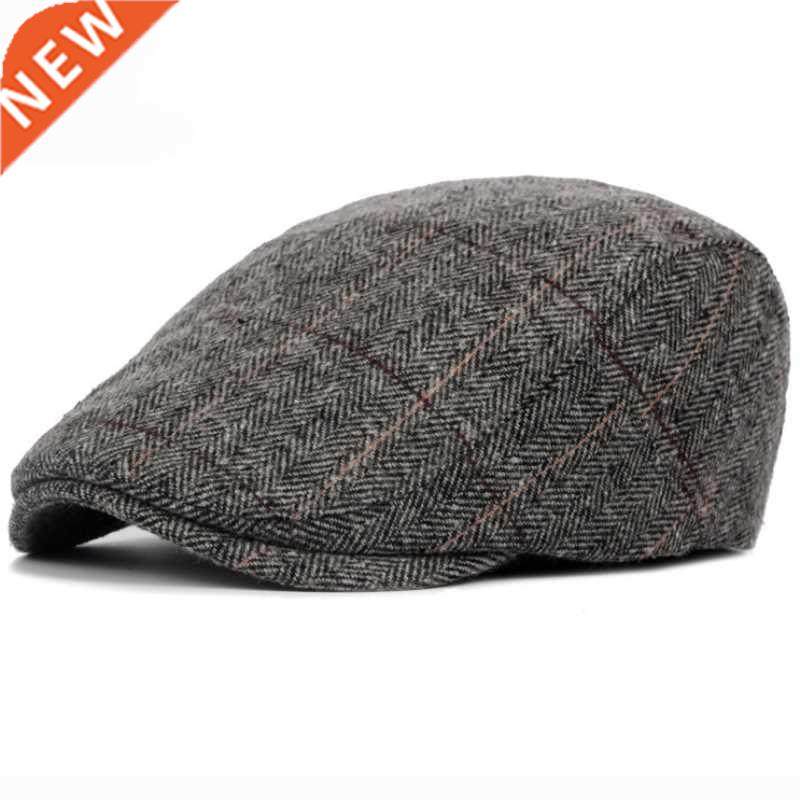 Autumn Winter Men newsboy hat Berets British Western Style W