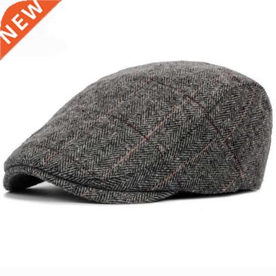 Autumn Winter Men newsboy hat Berets British Western Style W