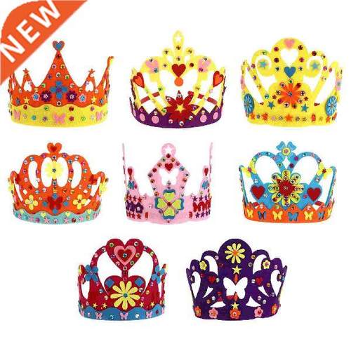 Crown Princess Birthday Party Felt Crowns King Kit Hat