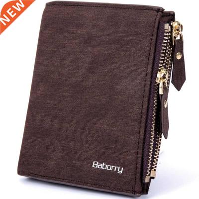 Wallet RFID Theft Protect Coin Bag Zipper Purse Wallets for