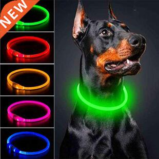 Adjustable LED Dog Collar Glowing Anti-lost/Avoid Car Night