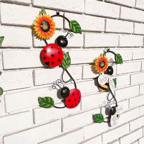 Hanging Ornament Sunflower Bee/ Ladybird Patterns Pendant