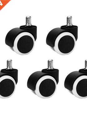 5 Pcs General Swivel Chair niversal Wheel Mute Pulley Office