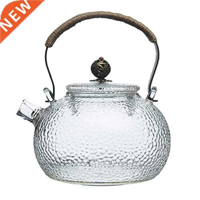 700Ml Teapot Cold Kettle Hammer Heat-Resistant Glass Transpa