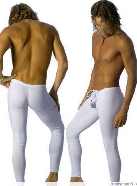 Free Shipping Male tTght-Fitting Basic Trousers Solid Color