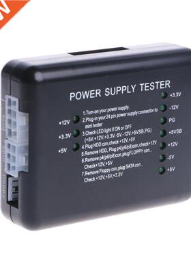 24 Pin Power Supply Tester Checker LED for PSU ATX SATA HDD