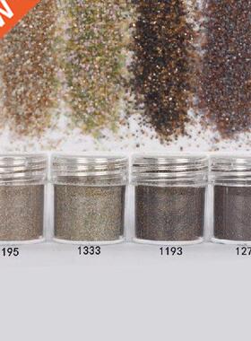 Black Grey Color Shinning Glitters 1mm Sequin Mixed Box For