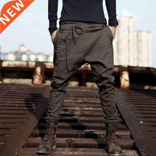 New Casual Men Harem Pants Autumn Spring Loose Casual Pants