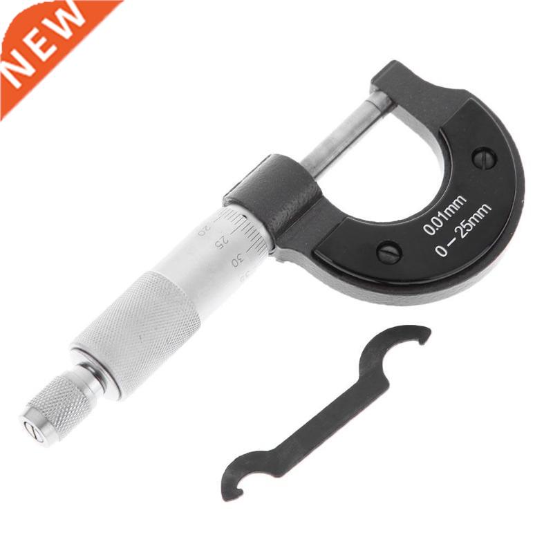 0 25mm/0.01mm Outside Micrometer Gauging Carbon Steel Tools
