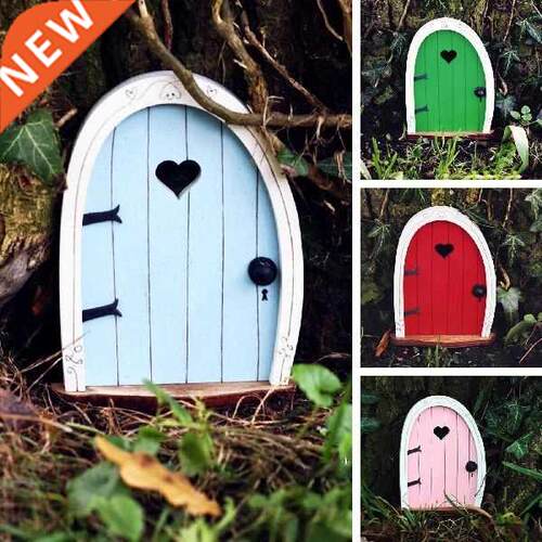 Gift Doll Mini House Vintage Decoration Wood Ornament Wooden