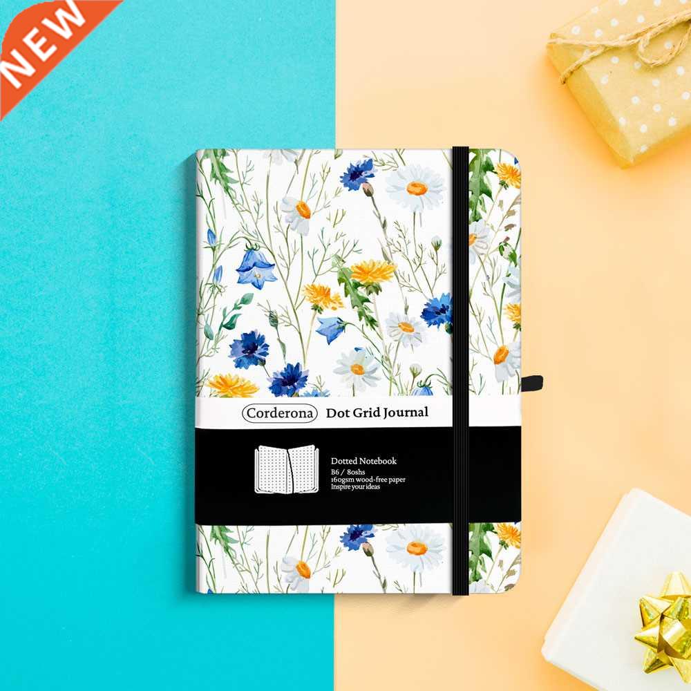 Floral B6 Bullet Dotted Journal School Business Sketchbooks