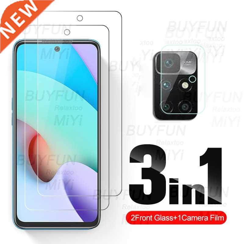 1-To-3 Protective Glass for Xiaomi Redmi Note 10 Pro 10S 10T