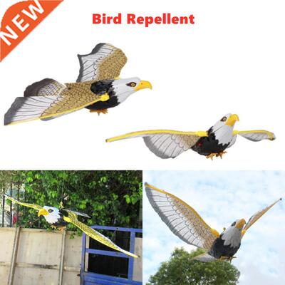Realistic Bird Scarer Rotating Head Sound Owl Prowler Decoy