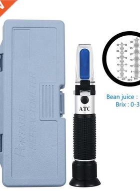 HandHeld Refractometer Bean juice concentration meter 0-25%