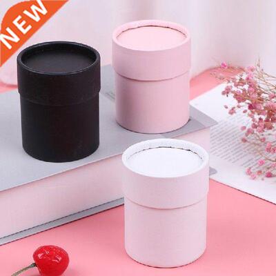 1Pc Round Flower Paper Boxes Lid Hug Bucket Florist Gift