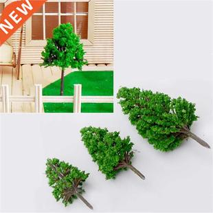 NEW 10Pcs/lot Scale Architectural Mini Model rees Layout Tra