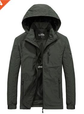 Men's Windbreaker Jackets Waterproof Windshield Jacket Men M
