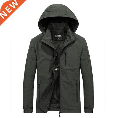 Men's Windbreaker Jackets Waterproof Windshield Jacket Men M