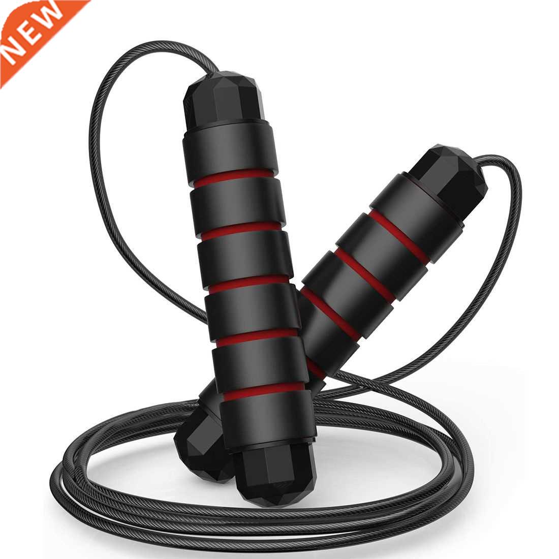 Jump Rope Tangle-Free Rapid Speed Jumping Rope Cable with Ba