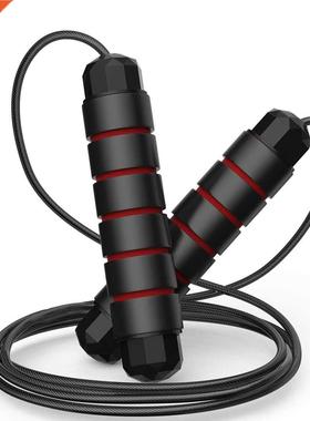 Jump Rope Tangle-Free Rapid Speed Jumping Rope Cable with Ba