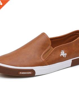 Casual Shoes Men Comfortable PU Leather Mens Loafers Handmad