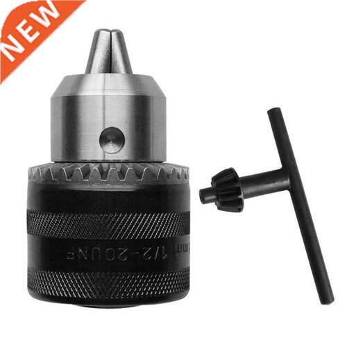 Electric Hammer Drill Chuck Adapter 1.5-13mm Thread with Key