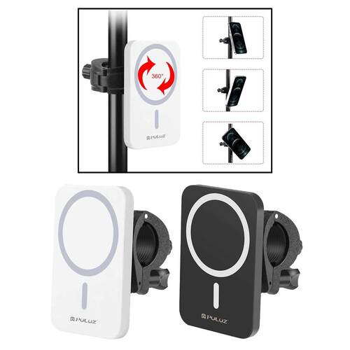 15W Auto-Clamping Car Charger Magnetic Wireless Charger 360