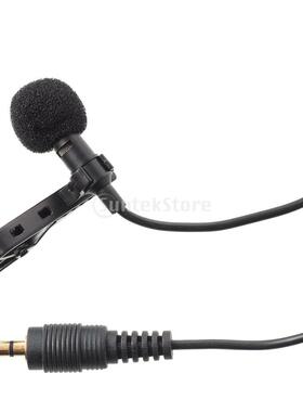 3.5mm Clip on Mini Lapel Lavalier Microphone for iPhone Comp