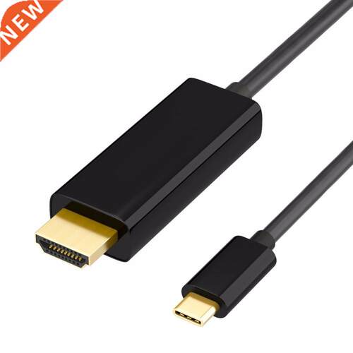 1.8M USB 3.1 Type-C Male to HDMI Cable Adapter Converter Aud