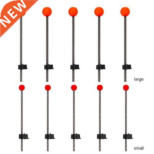 5pcs Portable Winter Fishing Rods Ice Fishing Rod Pole Tip