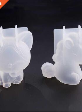 3D Unicorn Silicone Mold  Cheese Cat Chocolate Mold Decor