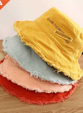 Fashion Women Cotton Bucket Hats Female Summer Autumn Sunscr